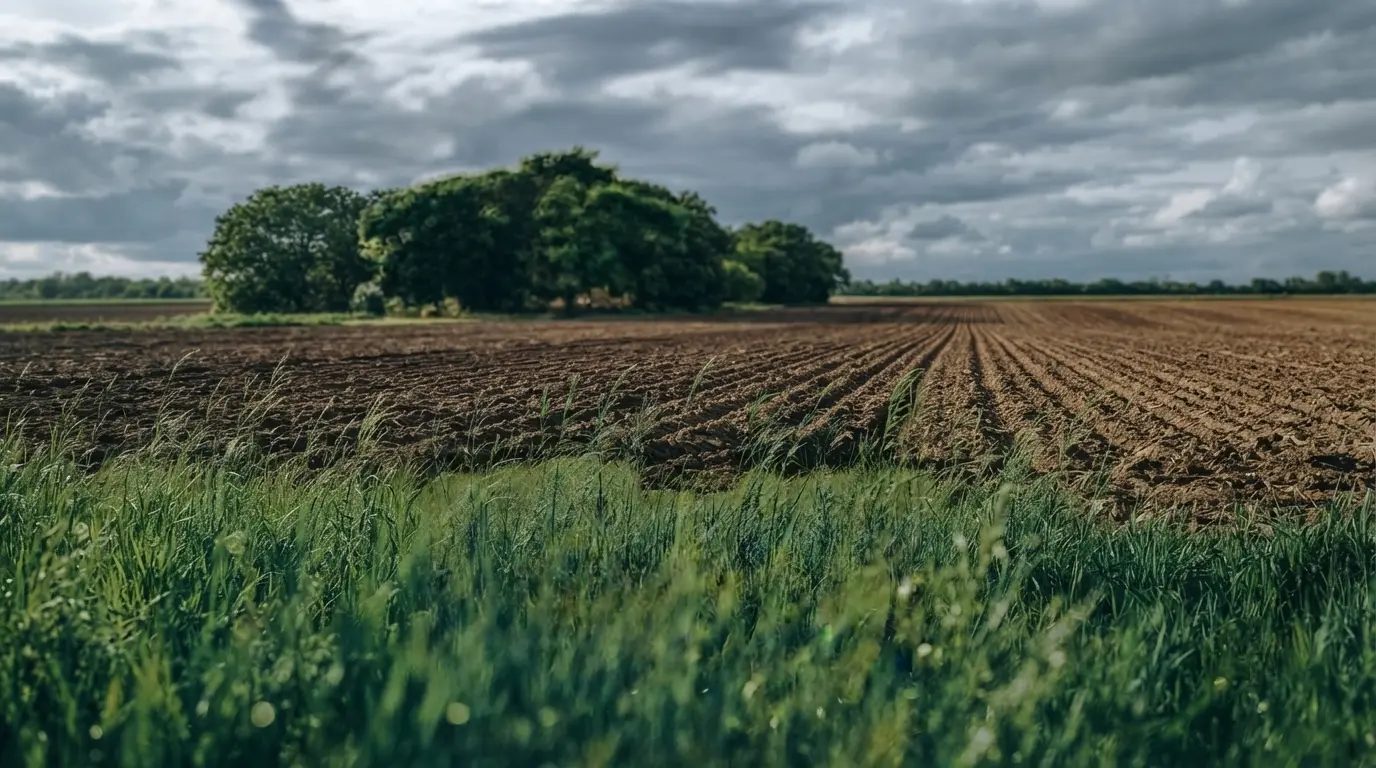Paisaje de campo agrícola